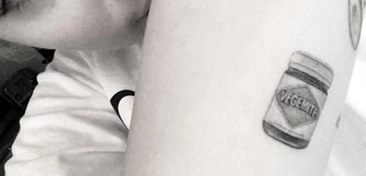 Tatuaje de Miley Cyrus y el bote de mantequilla